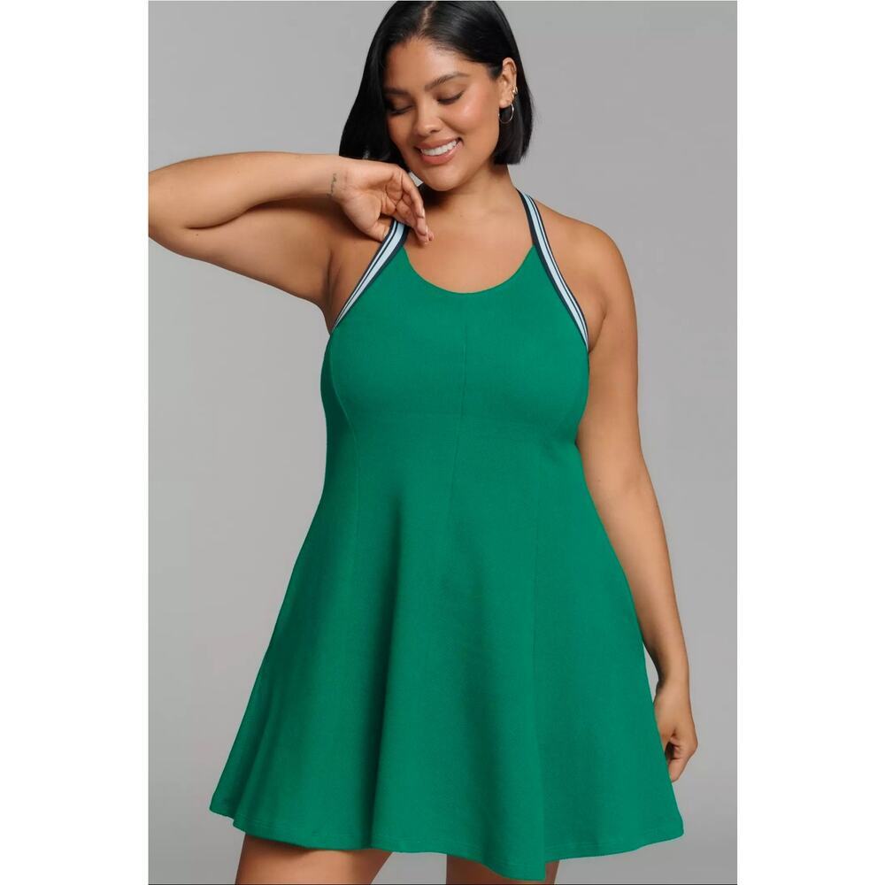 NWT Anthropologie Daily Practice Crisscross-Back Mini Dress. Size L. Ret $88